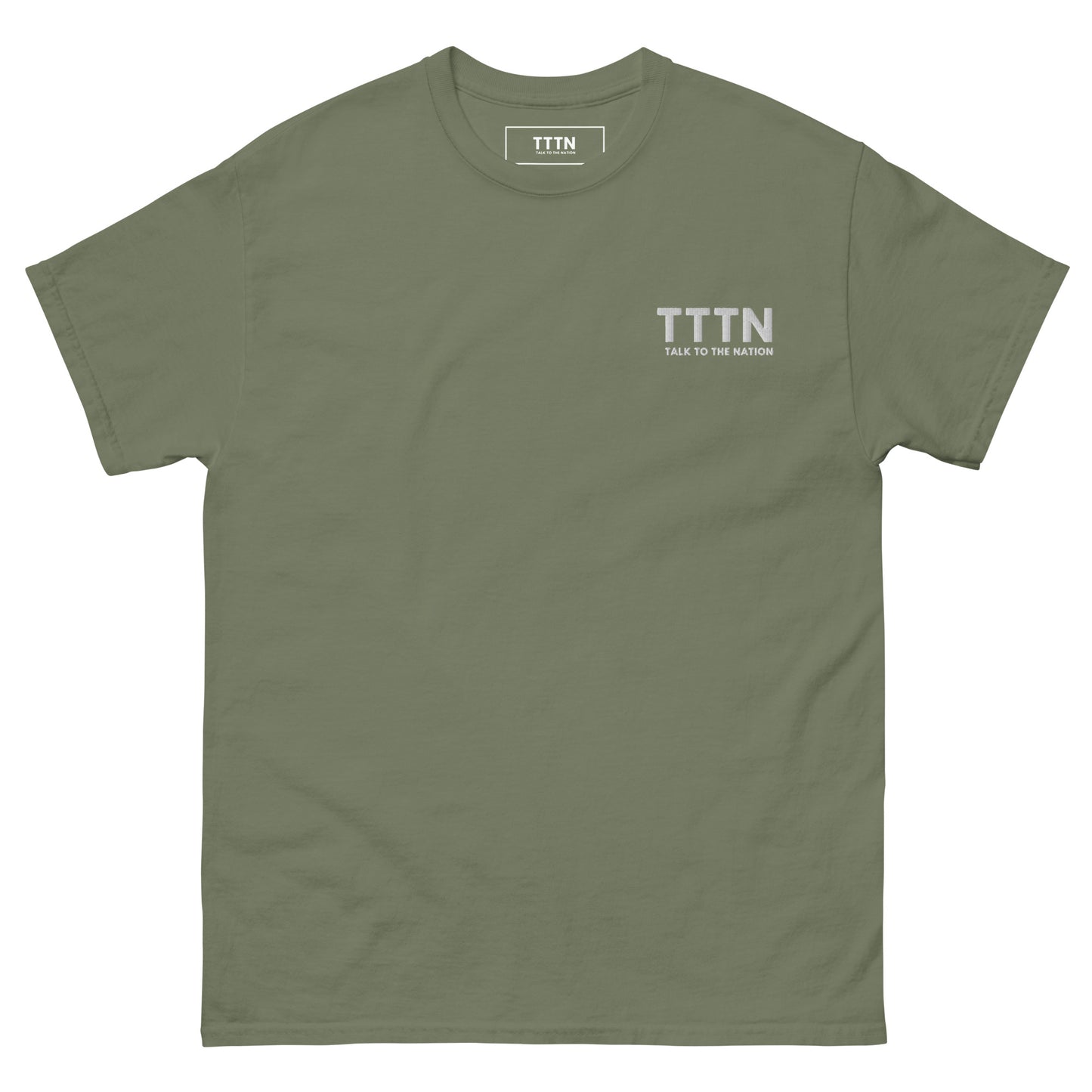 Military Green T-Shirt | Talk to the Nation