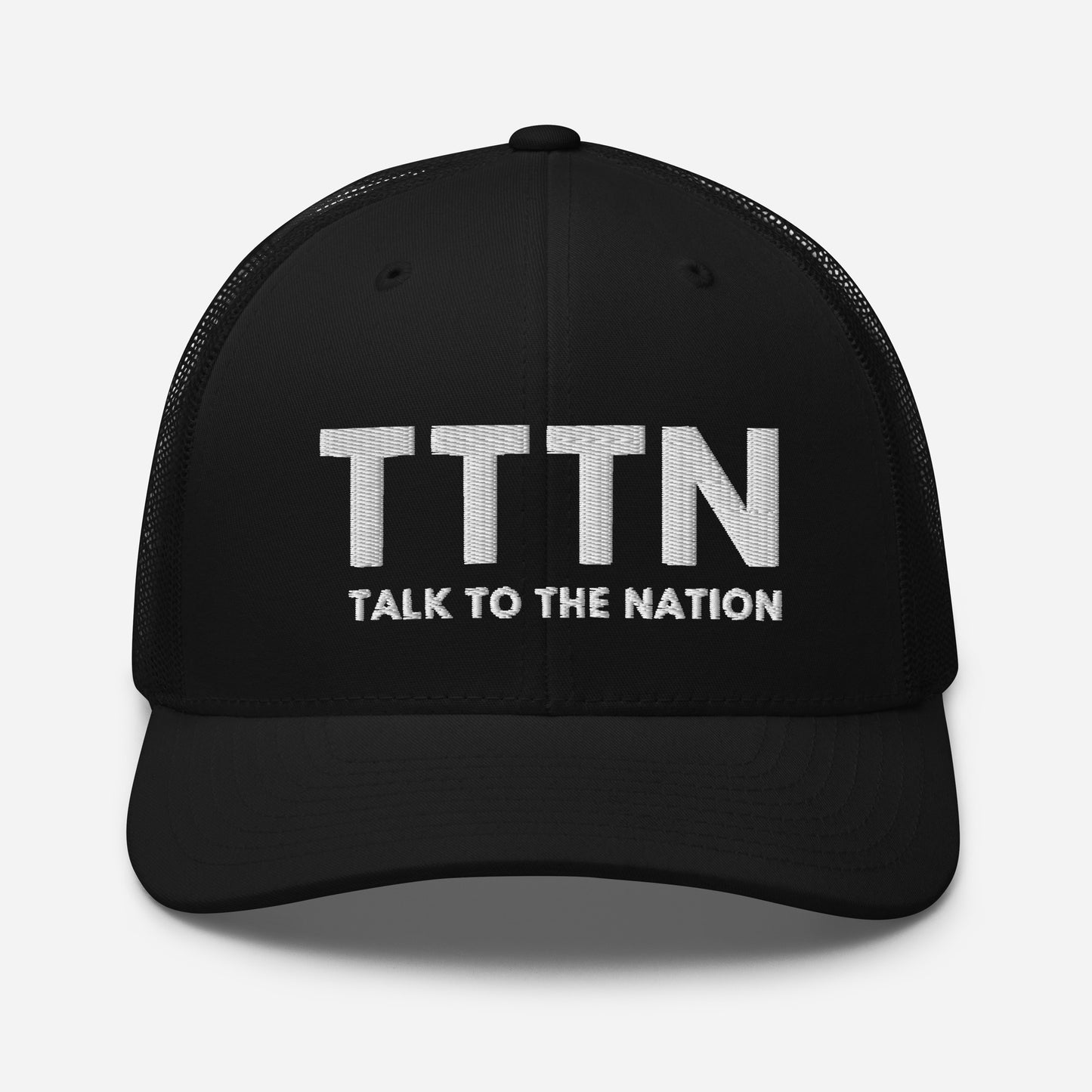 Black Trucker Cap | Talk to the Nation