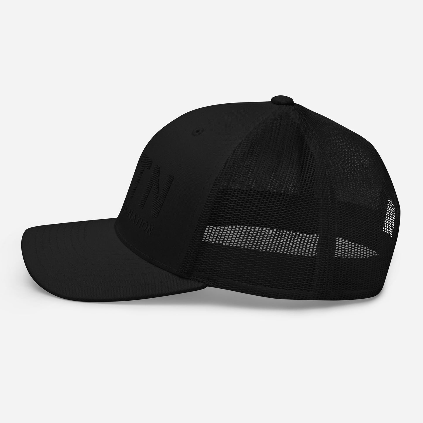 All Black Trucker Cap | Talk to the Nation