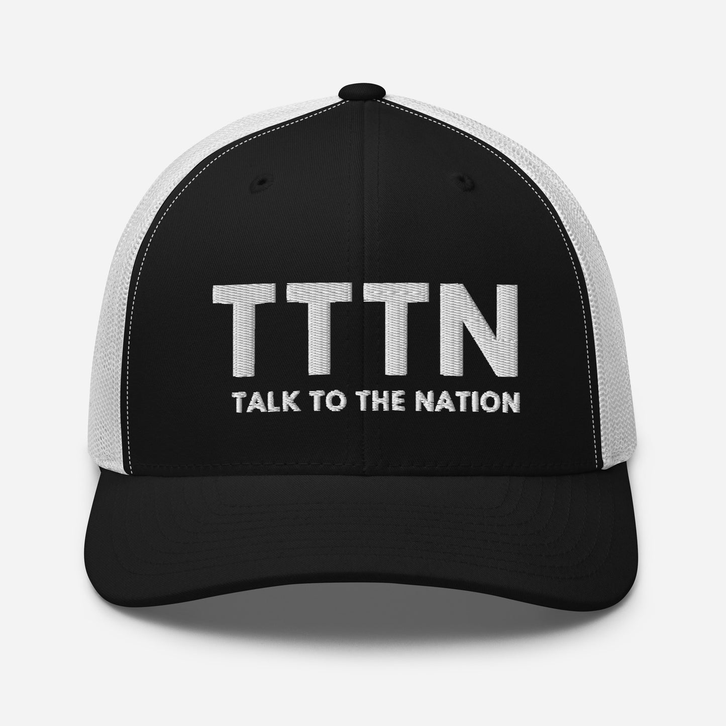 Black and White Trucker Cap | Talk to the Nation