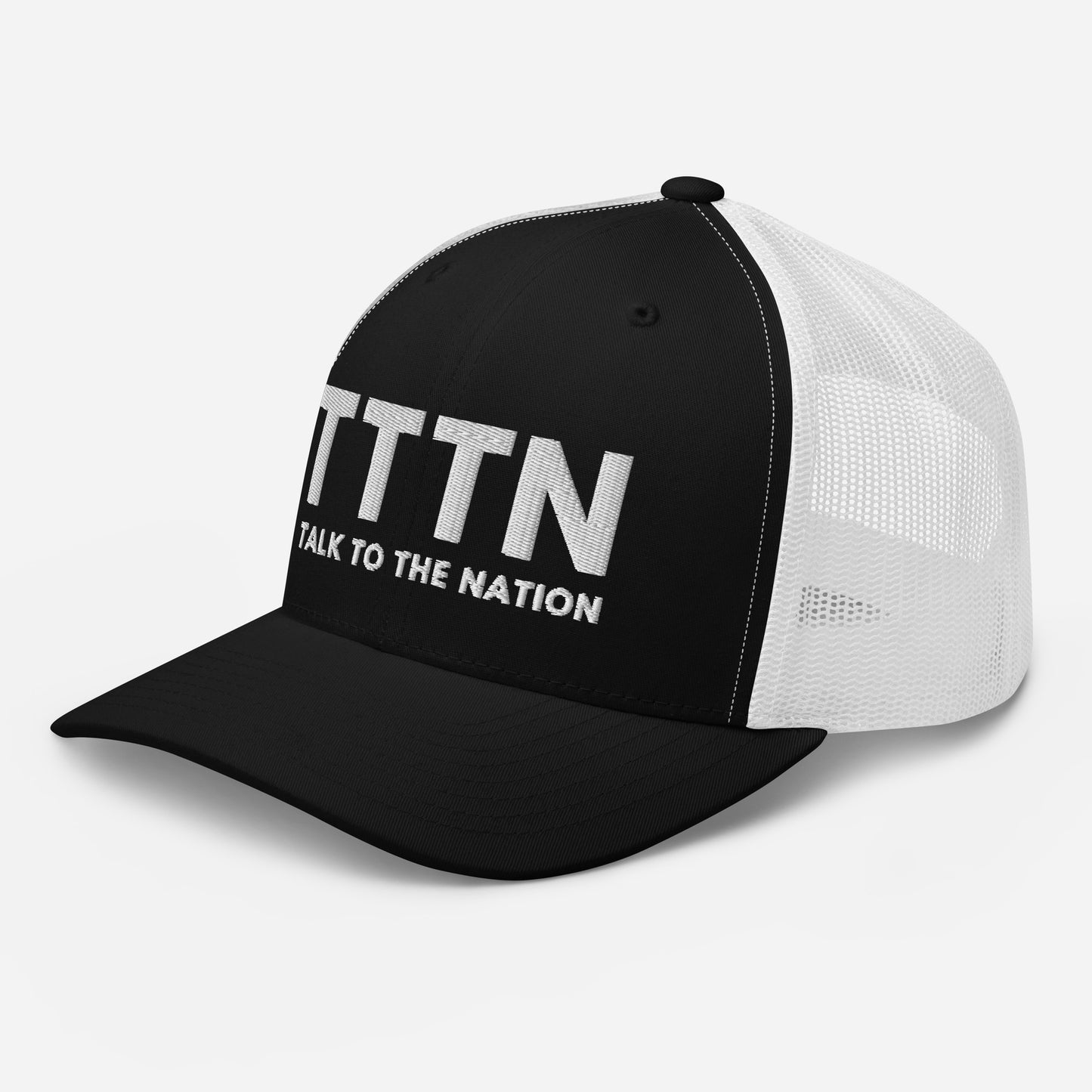 Black and White Trucker Cap | Talk to the Nation