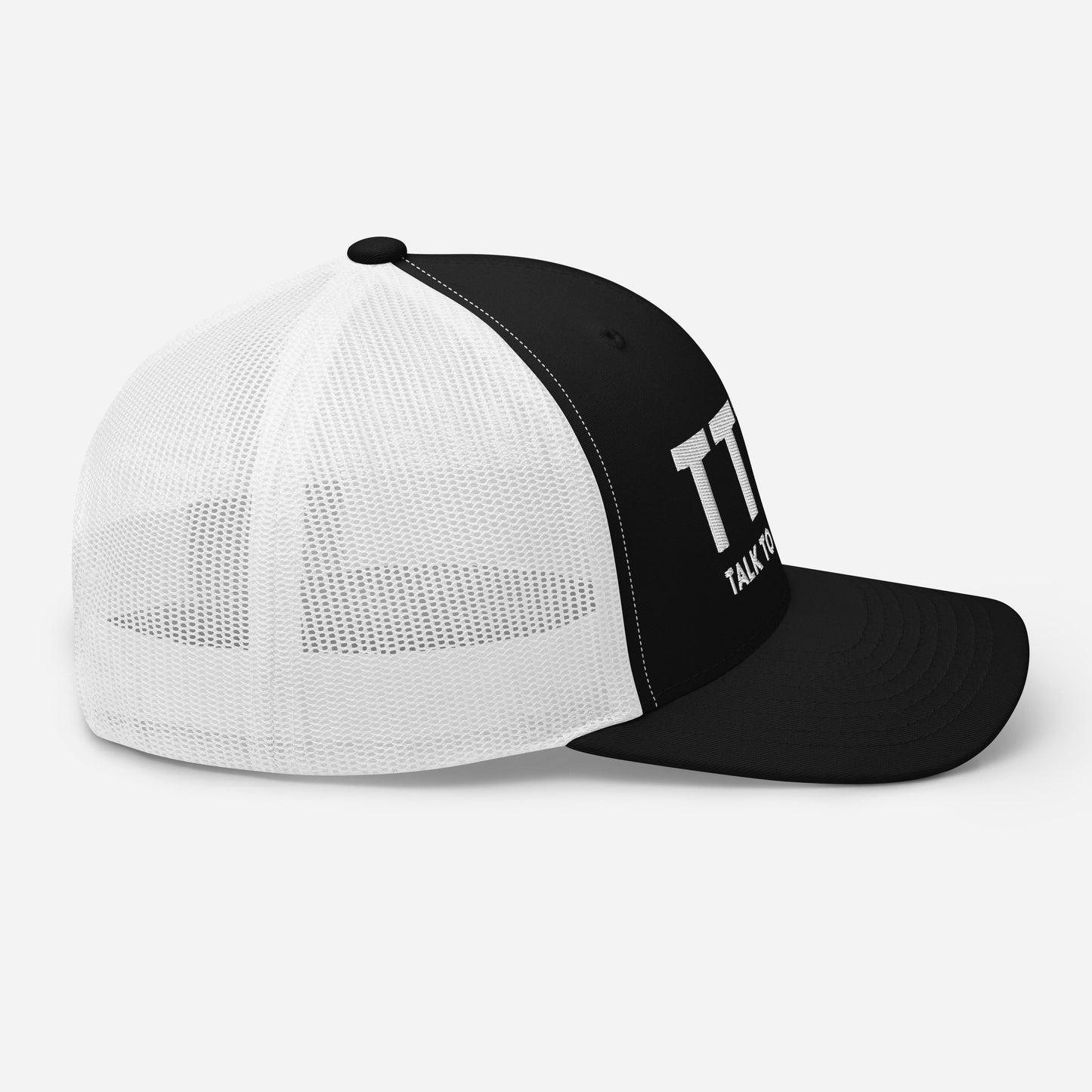 Black and White Trucker Cap | Talk to the Nation