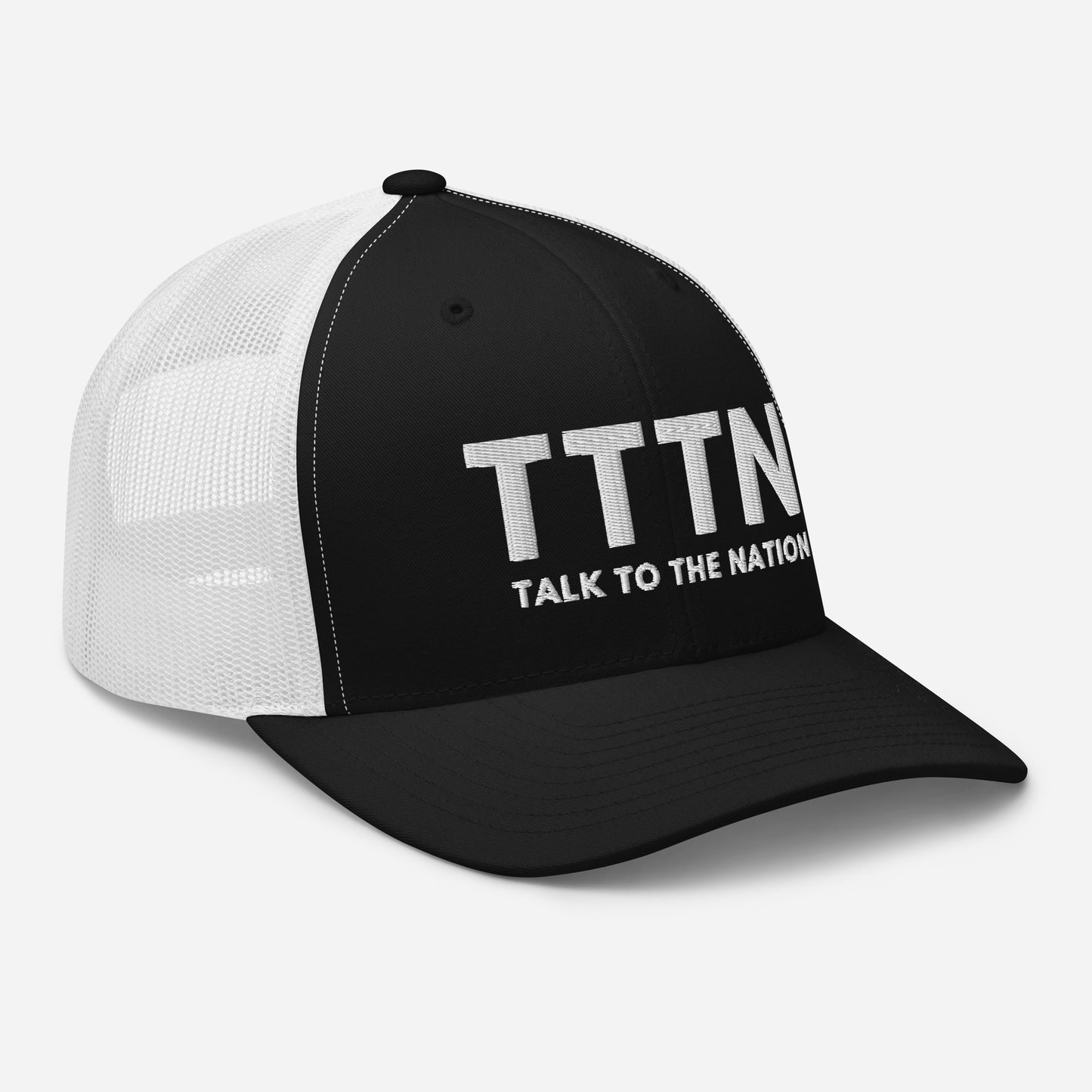 Black and White Trucker Cap | Talk to the Nation