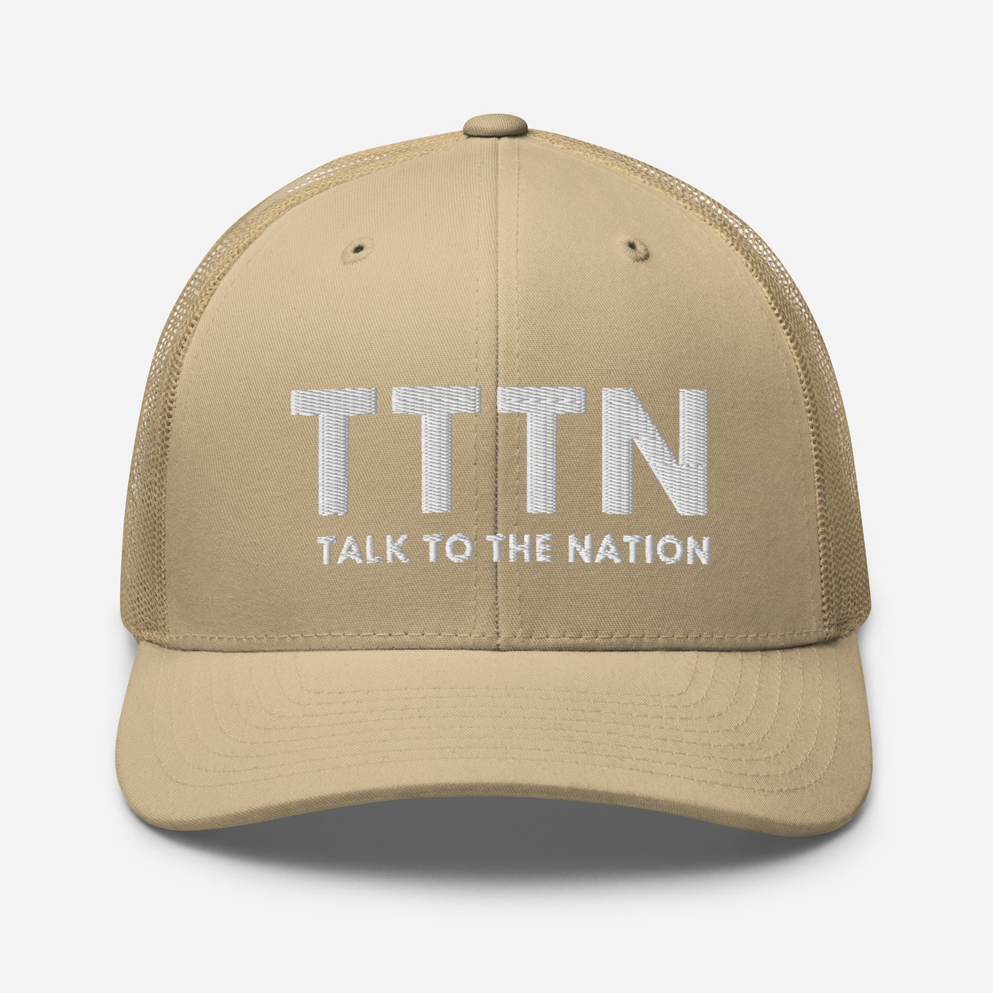 Khaki Trucker Cap | Talk to the Nation