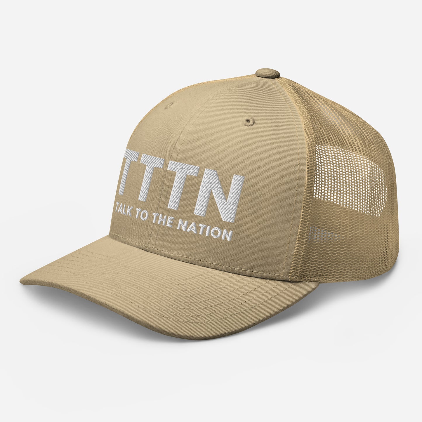 Khaki Trucker Cap | Talk to the Nation