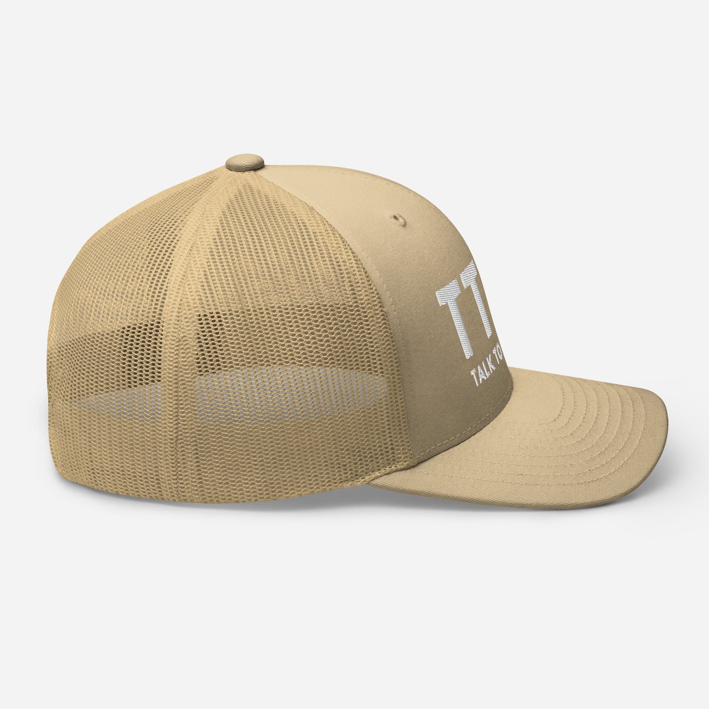 Khaki Trucker Cap | Talk to the Nation