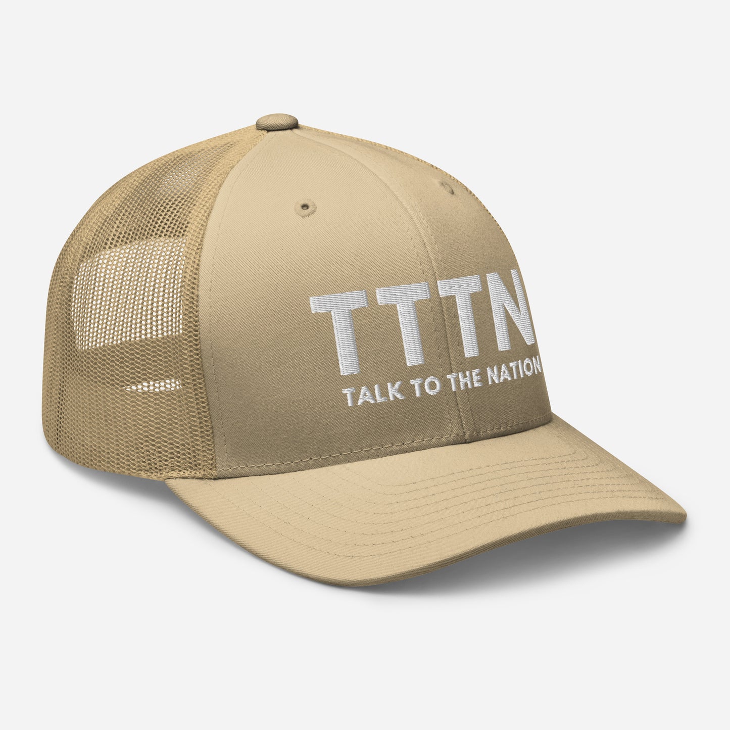 Khaki Trucker Cap | Talk to the Nation