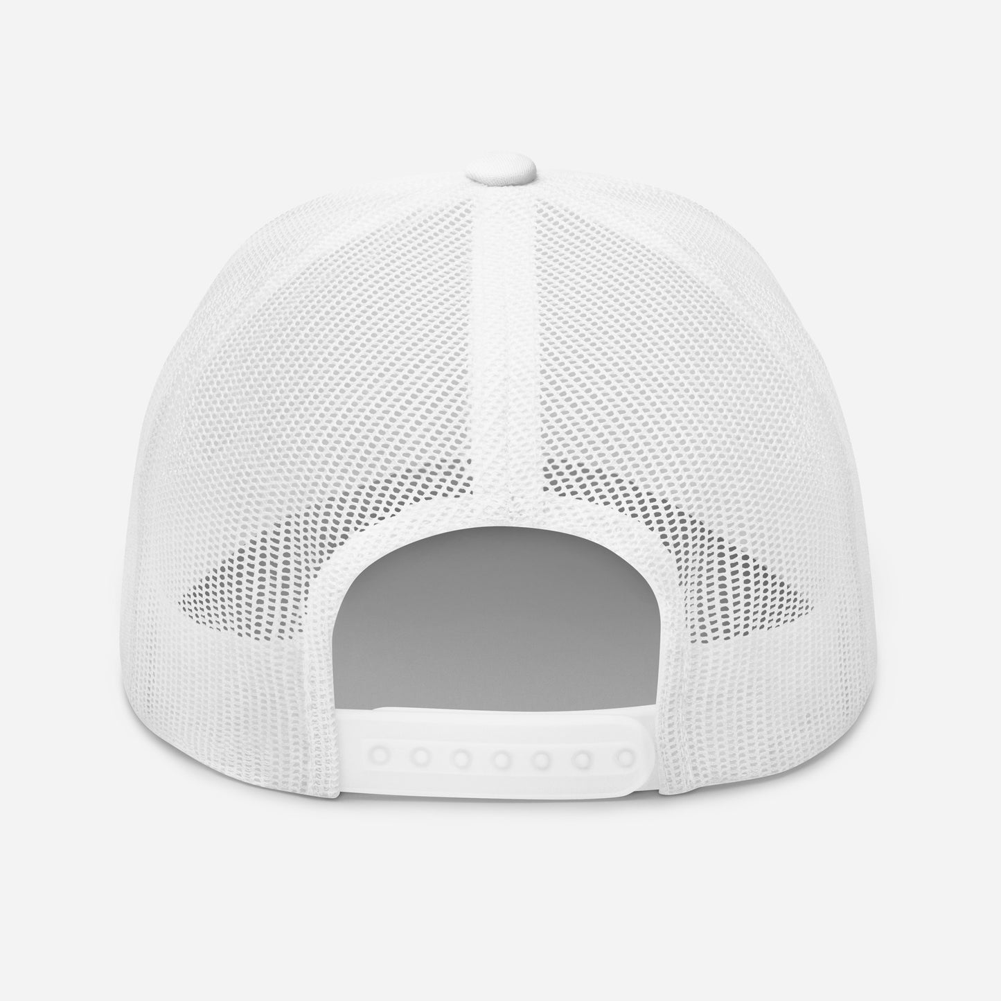 All White Trucker Cap | Talk to the Nation