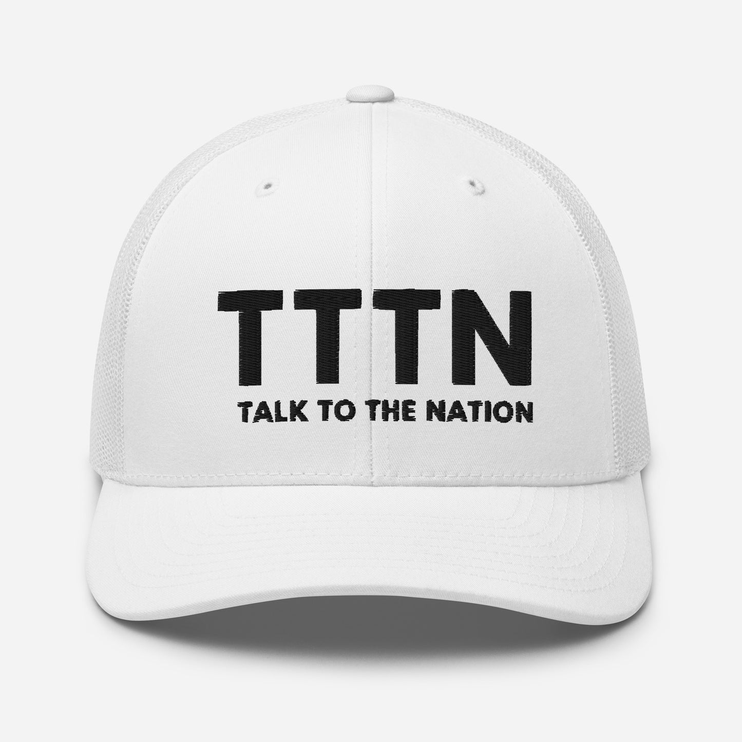 White Trucker Cap | Talk to the Nation