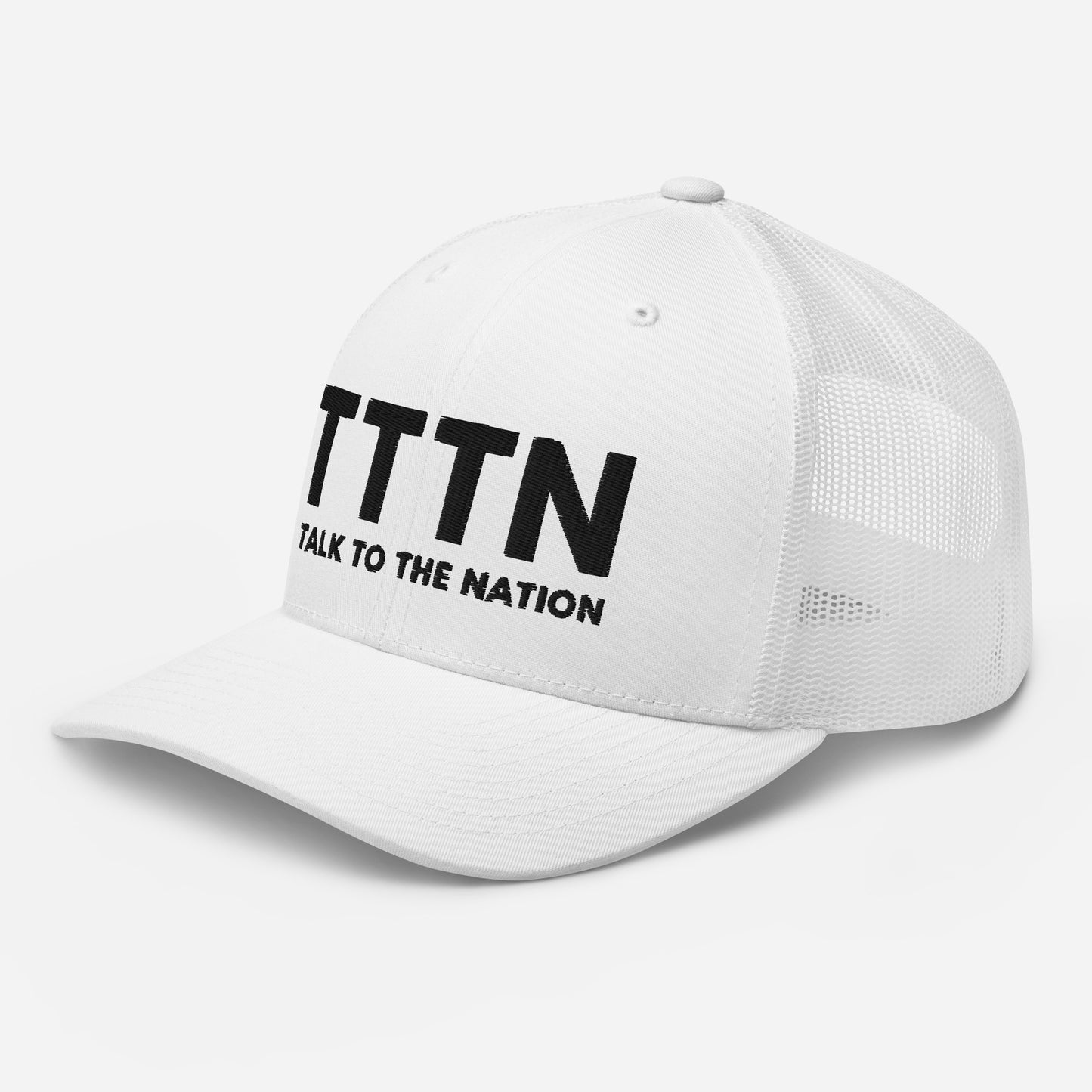 White Trucker Cap | Talk to the Nation