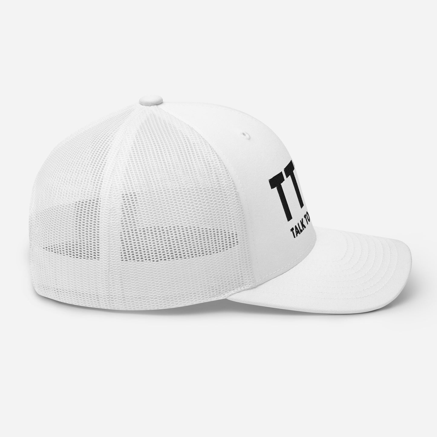 White Trucker Cap | Talk to the Nation