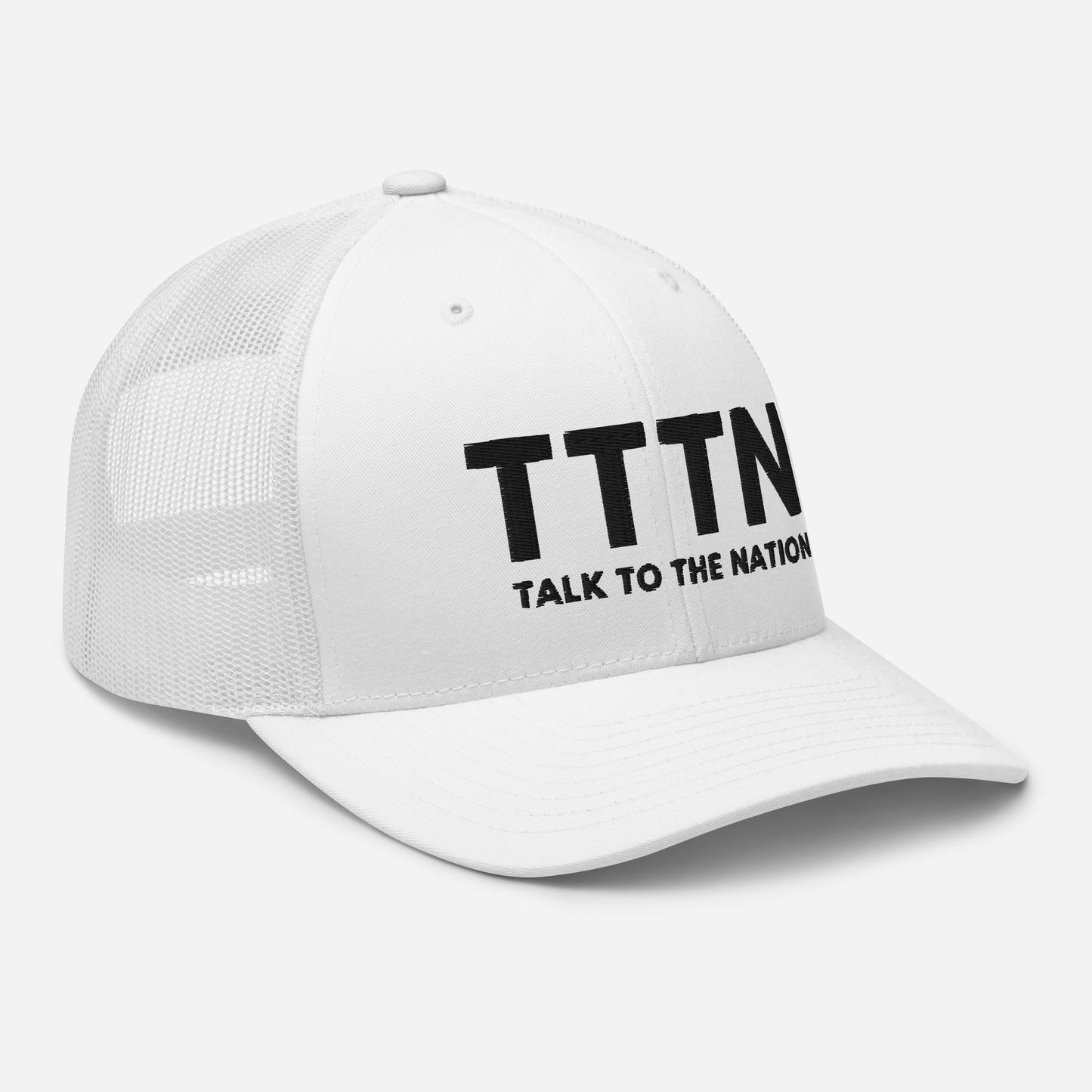 White Trucker Cap | Talk to the Nation